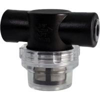refrigeracion liquida alphacool filtro de particulas en linea 95x50x63 mm acrilico