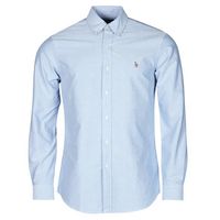 polo ralph lauren camisa manga larga camisa de corte recto en oxford para hombre