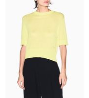 ax armani exchange para mujer xw001912af21575u2194 jersey list amarillo s casual viscosa manga corta