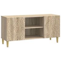 mueble de tv 102 x 345 x 50 cm roble sonoma vidaxl