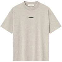 fear of god camiseta essentials ss25 t-shirt heather stone para mujer