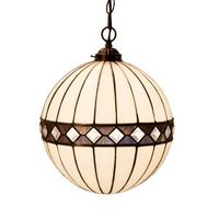 colgante bola tiffany diametro 30cm serie ilumina