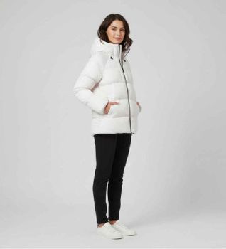 ECOALF para mujer. MCWGAJKFUJIA0987W25-292 Abrigo Fuji blanco (M), Casual, Poliéster Reciclado, Sostenible