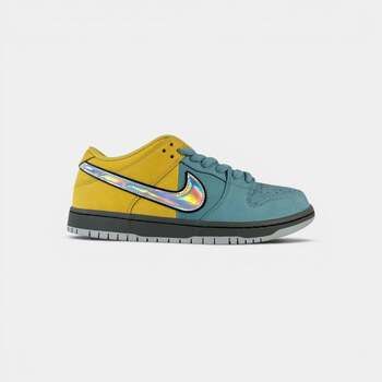 Nike Deportivas Moda SB Dunk Low Pro Muni Lightning Denim Turquoise para mujer