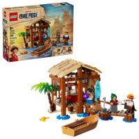 lego lego one piece cabana del pueblo molino 75636