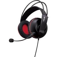 ASUS Cerberus Binaural Diadema Negro, Rojo auricul