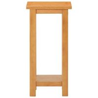 mesa auxiliar  mesita auxiliar  mesa de cafe de madera maciza de roble 27x24x55 cm