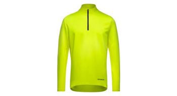 Camiseta de manga larga gore wear 1 4 zip everyday mid fluo
