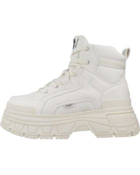 de BUFFALO BOTINES MUJER MODELO FUSION HYB MID COLOR BLANCO WHITE