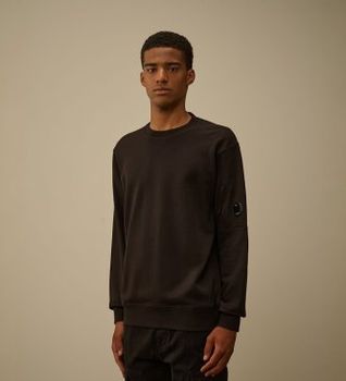 C.P. Company para hombre. RCCMSS713A005086W Sudadera en relieve diagonal negro (XXL), Casual, Algodón