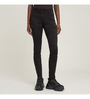 g-star para mujer d16828-d950-6484 pantalon blossite g-shape army high skinny negro 2734 casual algodon