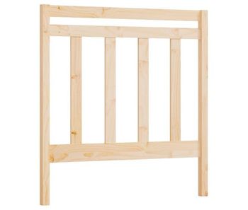 Cabecero cama - mueble cabecero madera maciza de pino 95x4x100 cm