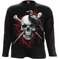 spiral camiseta death raven para mujer
