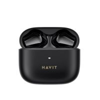 auriculares havit 6939119088200 inalambricos bluetooth con cancelacion activa de ruido impermeables ipx4 microfono negros
