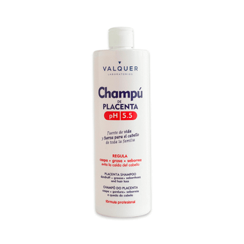 Champú placenta. Combate: caída, caspa, grasa - 500 ml