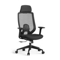 silla de oficina ergonomica sense7 nakai negra reclinable 3d soporte lumbar y respaldo de malla