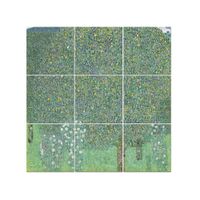 panel multiple rosales debajo de los arboles -  klimt cm 150x150 9x