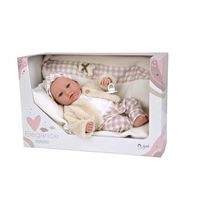 muneca elegance aria con cojin muneca de peso40 cm