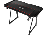 mesa gaming - drift drdz75 acabado en fibra de carbono alfombrilla lavable 113 x 60 75 cm negro