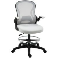 silla de escritorio 59x65x122 cm gris claro