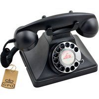 gpo 200 corded phone black