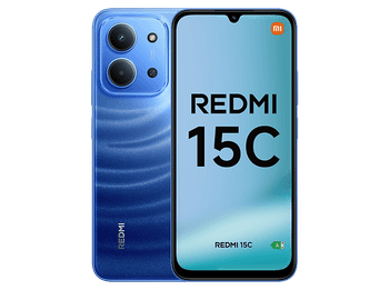 Xiaomi Redmi 15C, Azul Luz de Luna, 256GB, 4GB RAM, 6.9