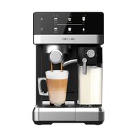 cecotec cafetera express semiautomatica tactil con deposito de leche power espresso 20 touch  cream 1350w sistema thermoblock