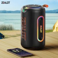 altavoz bluetooth portatil pl-zealot-mp1 60w stormbox blast altavoz inalambrico para exteriores resistente al agua ipx6 para fiestas y campamentos 12h zeal