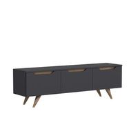 mueble tv prag antracita roble