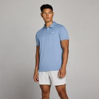polo de training para hombre de mp - azul niebla - m