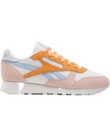 de reebok modelo classic leather para muj naranja