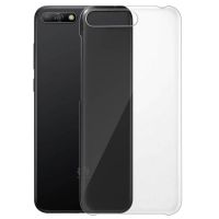 huawei funda silicona flexible transparente para huawei y6 2018