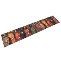 alfombra de cocina lavable terciopelo cuchara especias 60x300cm vidaxl