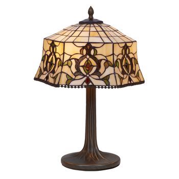 Sobremesa Tiffany Base Árbol Serie Hexa D-40cm