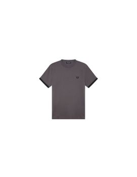 Camiseta Fred Perry Ringer gris Hombre