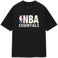 fear of god tops y camisetas essentials fw24 nba t-shirt black para mujer