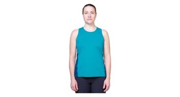 Camiseta de tirantes mountain equipment nava turquesa