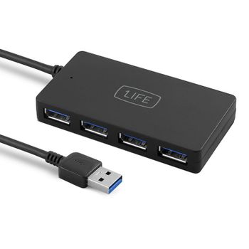 1Life usb:hub 4 HUB 4 Puertos USB 3.0