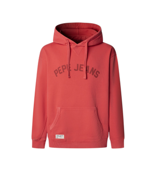 Pepe Jeans para hombre. PM5800145 Sudadera Gio rojo (M), Casual, Algodón