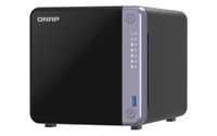 nas torre qnap 4gb ddr4 alpine al-524 4 bahias 10gbe ts-432x-4g optimo para backup seguro y contenedores