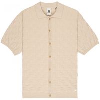 element chaqueta de punto sight textured knit polo para hombre