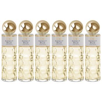 Pack De 6 Eau De Parfum Mujer Saphir Select Blue 200ml