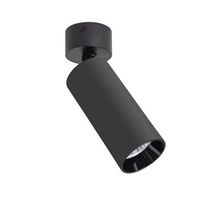 foco led superficie 18w aluminio misoh 2700k - 4000k - 6000k 38 negro cct