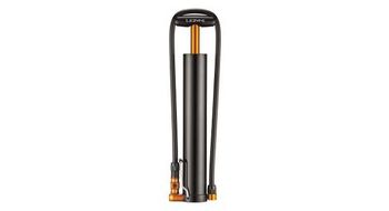 Bomba manual lezyne micro floor drive xl  max 35 psi   2 4 bar  negro   dorado
