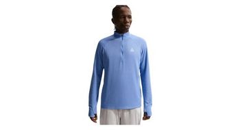 Sudadera con cremallera 1 4 nike acg azul para hombre
