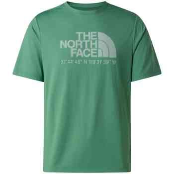 The North Face Camiseta M 24/7 S/S TEE LOGO GRAPHIC REG Dimmed Algae para mujer