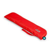 portaflautas grafoplas bitsbobs rojo con cremallera y cinta