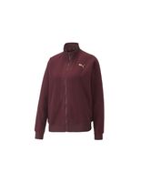 chaqueta de fitness puma fit sherpa vino tinto mujer