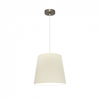 Lampara Colgante Maldivas 1xe27 Cuero/beis Reg.35d de FABRILAMP.