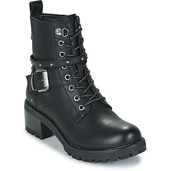 Refresh Botines 173247-BLACK para mujer